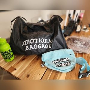 Assholes Live Forever BUNDLE Duffle bag + fanny pack bag + water bottle + hats +